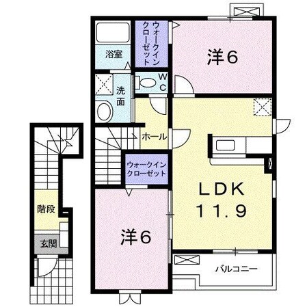 タルガＡの物件間取画像